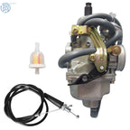 Carburetor & Throttle Cable for Honda TRX250TE FourTrax Recon ES (2002-2007)