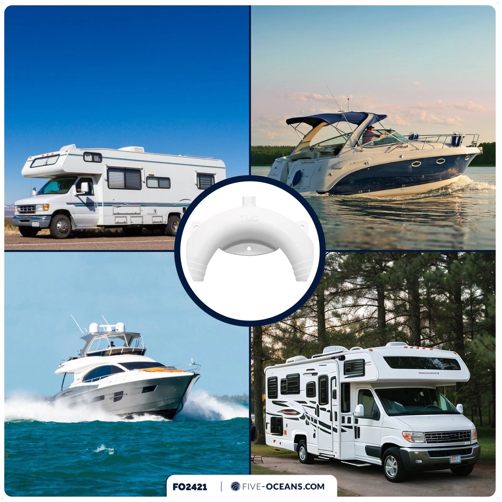 Vented Loop for Boats and RVs (1 Inch Hose) - FO2421