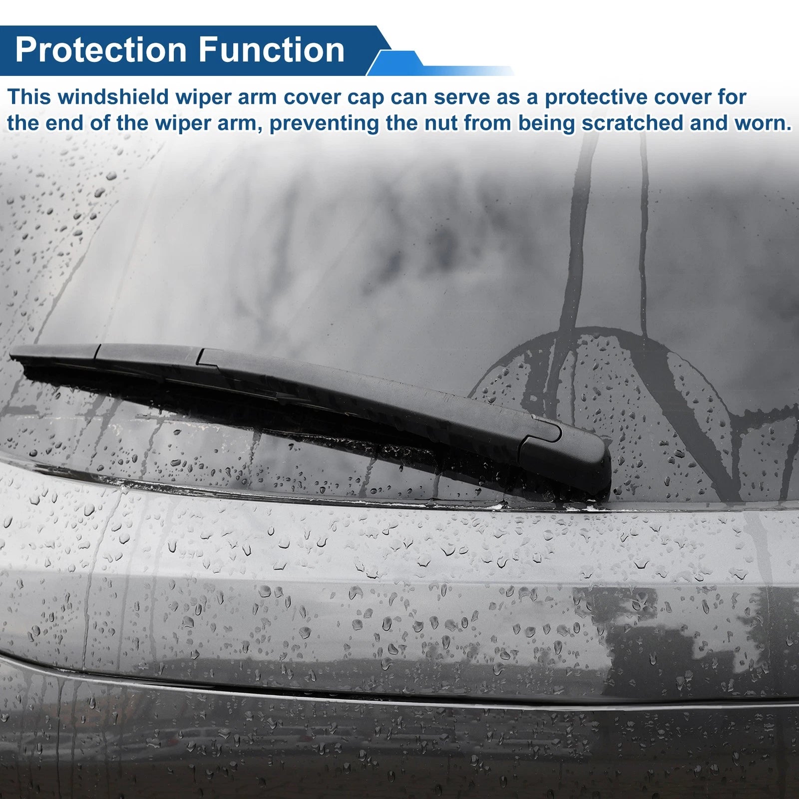 Rear Windshield Wiper Arm Nut Cover Cap for Hyundai i30 (2009–2012) No. 988122L000