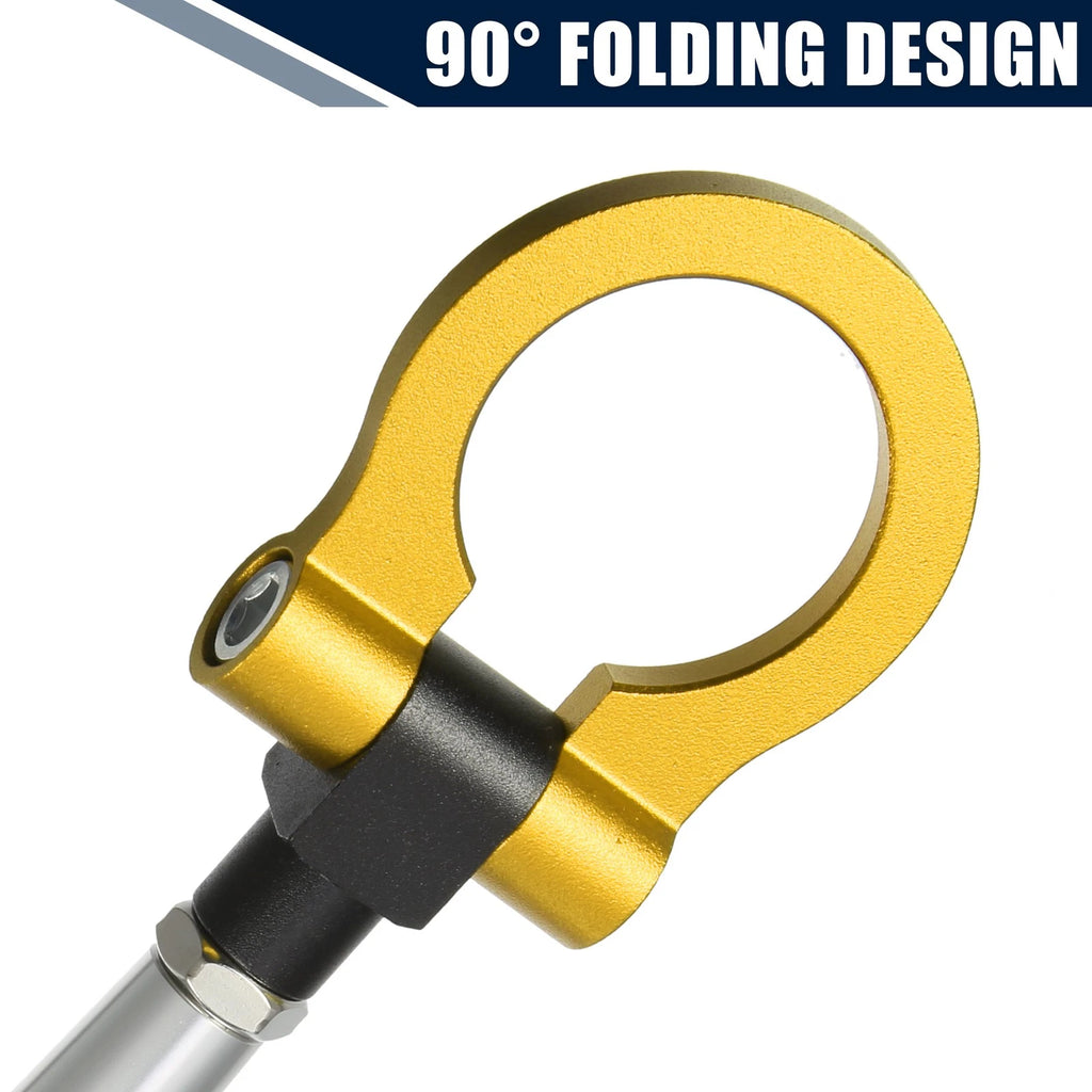 Tow Hook Screw for Nissan GTR (2009–2023) - Gold Tone Round Bumper Ring