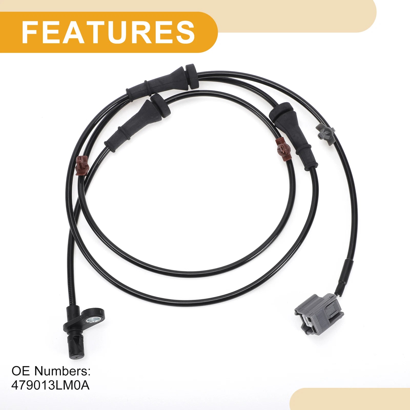 ABS Wheel Speed Sensor No. 479013LM0A for Nissan NV200 (2013–2019) Rear Left