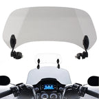 Adjustable Windshield Extension Spoiler for Motorcycle (36cm)
