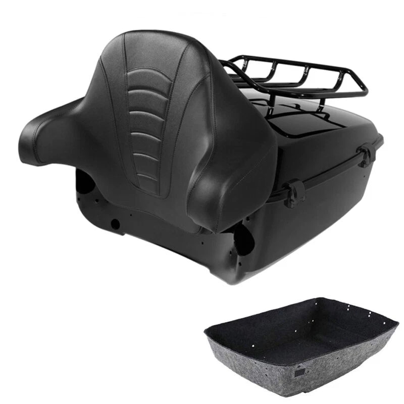 King Trunk Backrest Luggage Rack for Harley CVO Street Road Glide (2014–2026)