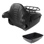 King Trunk Backrest Luggage Rack for Harley CVO Street Road Glide (2014–2026)