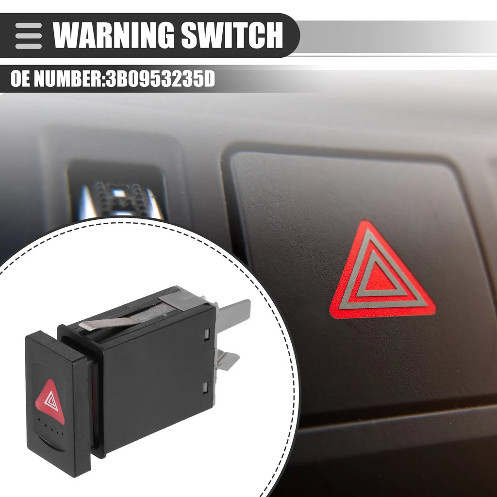 Warning Light Switch for Volkswagen Passat (1998–2005) No. 3B0953235D