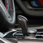Real Carbon Fiber Gear Shift Knob Trim for BMW M2 M3 M4 X3M X4M X5M (2016-2023)