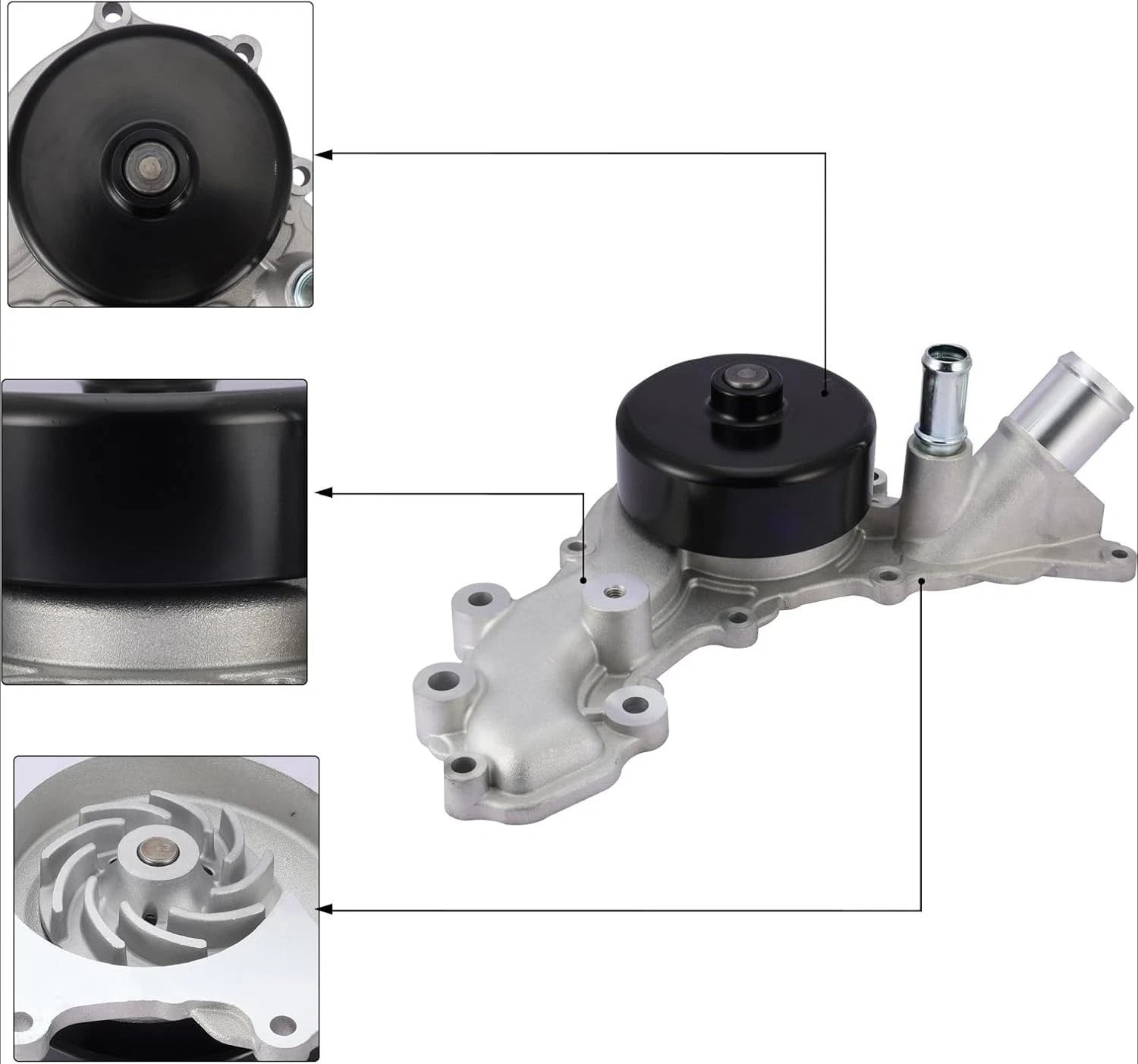 Engine Water Pump for Jeep 3.2L (2014–2022) & Chrysler 200 3.6L V6 (2015–2017) 120-4530