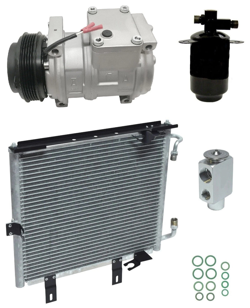 A C Compressor Kit With Condenser for BMW 325iX 2.5L (1989–1990)