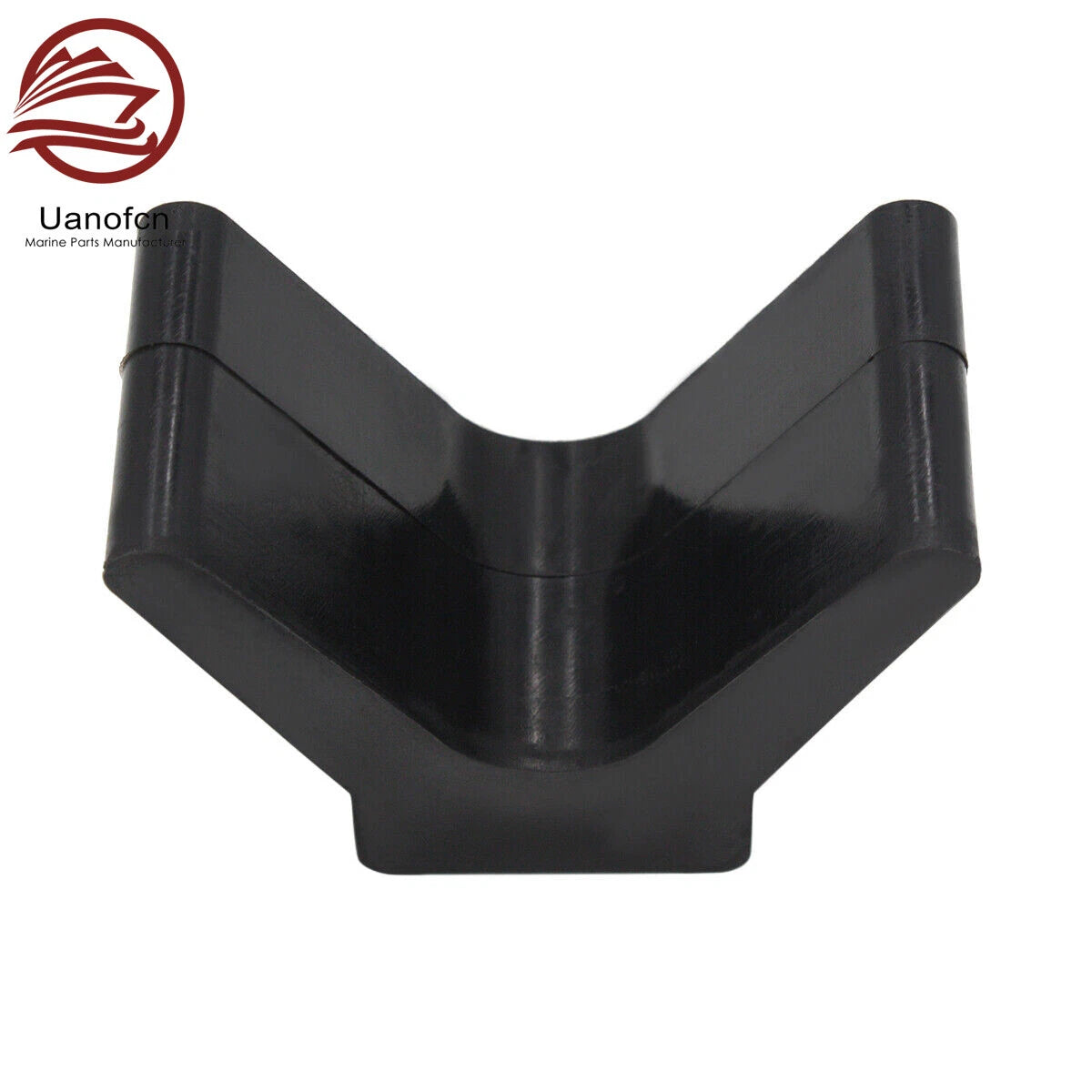 V Bow Stop for Boat Trailer (Non Marking Polyurethane, 2 Inch Mounting Width)