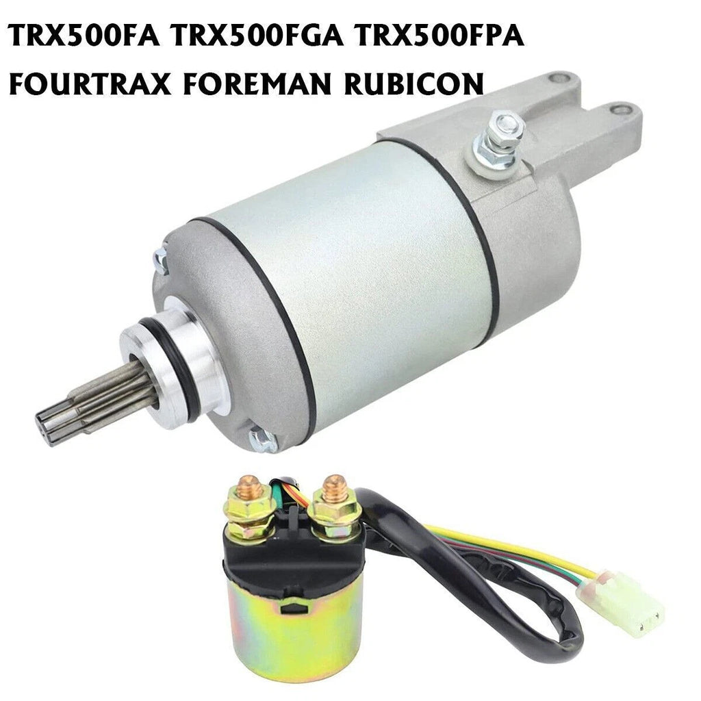 Starter for Honda TRX500FPA FourTrax Foreman Rubicon (2012–2014) / Relay