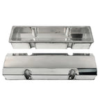 Polished Aluminum Valve Covers for SB Chevy 327 350 383 400 (1960–2002)