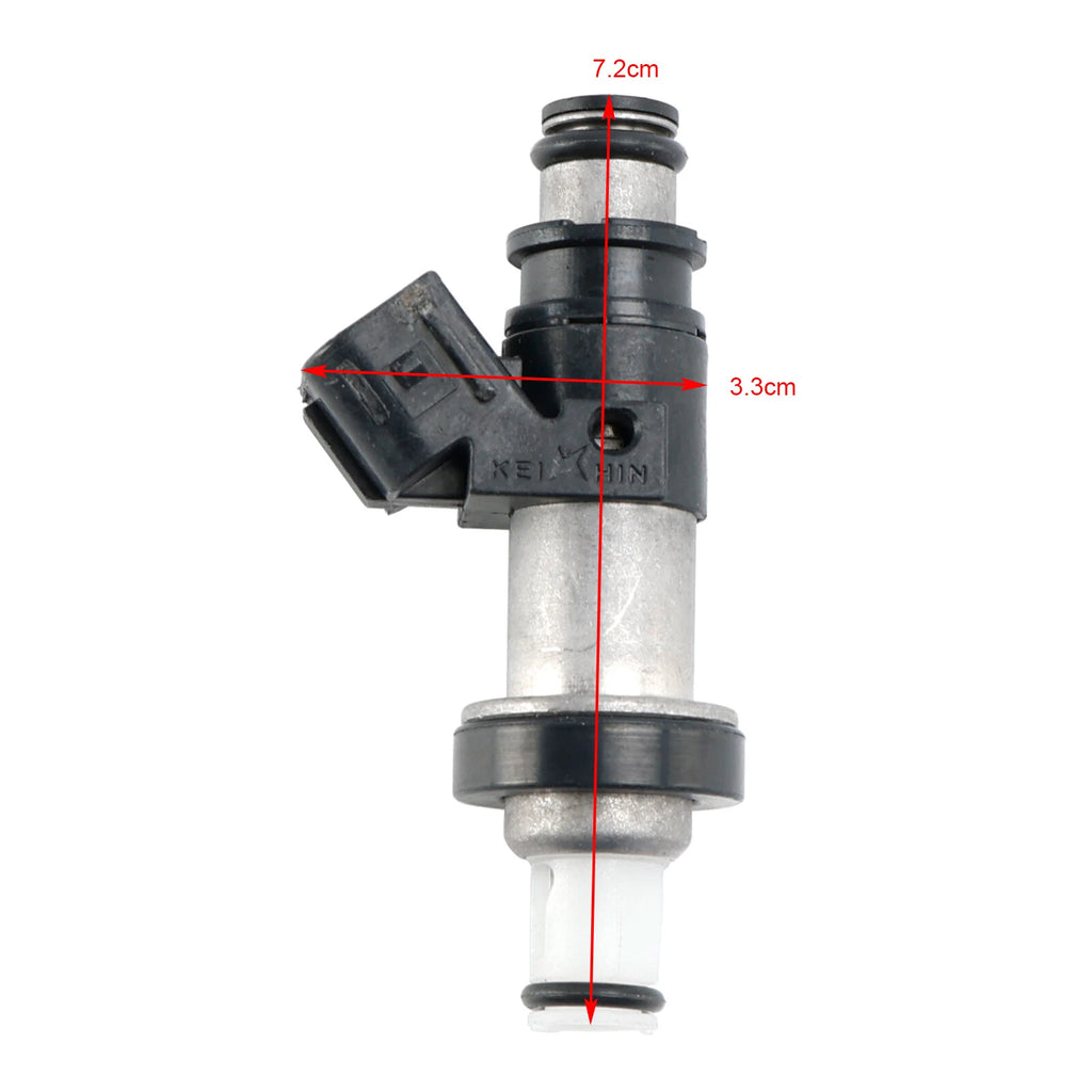 Set of 4 Fuel Injectors for Suzuki GSX-R750 GSX-R600 GSX1300R (2000–2023) 06164-P8E-A00 15710-24F00