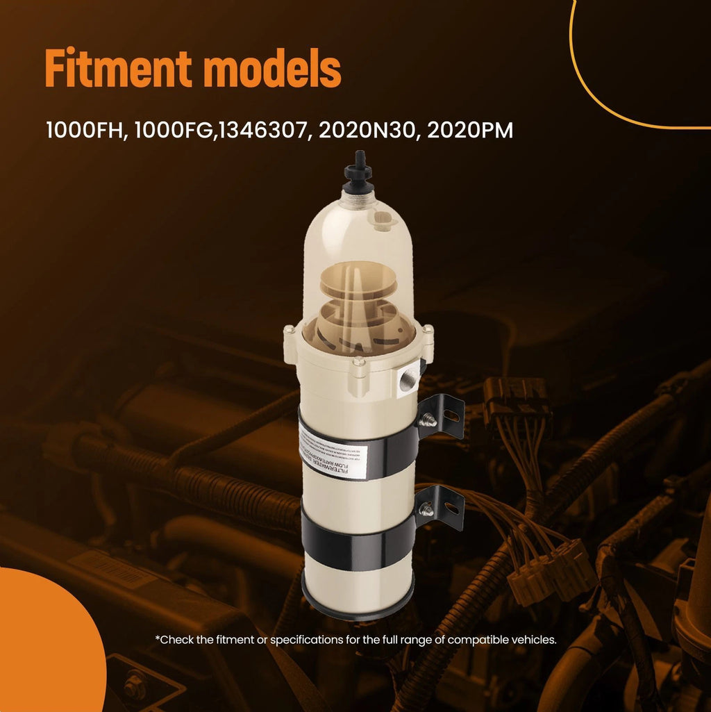 Marine Fuel Water Separator Filter System 1000FH for Truck RV (CS10965)