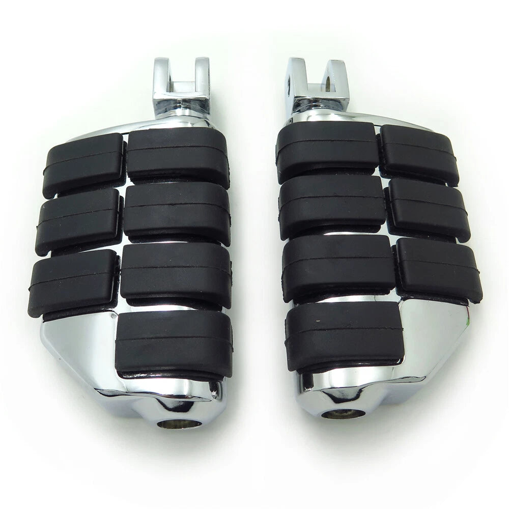 Chrome Dually Footpegs for Suzuki Hayabusa GSX 1300R (1999–2015)