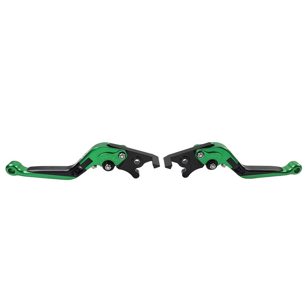 Folding Extendable Brake Clutch Levers for Honda Forza 250 300 (2010–2020) Green
