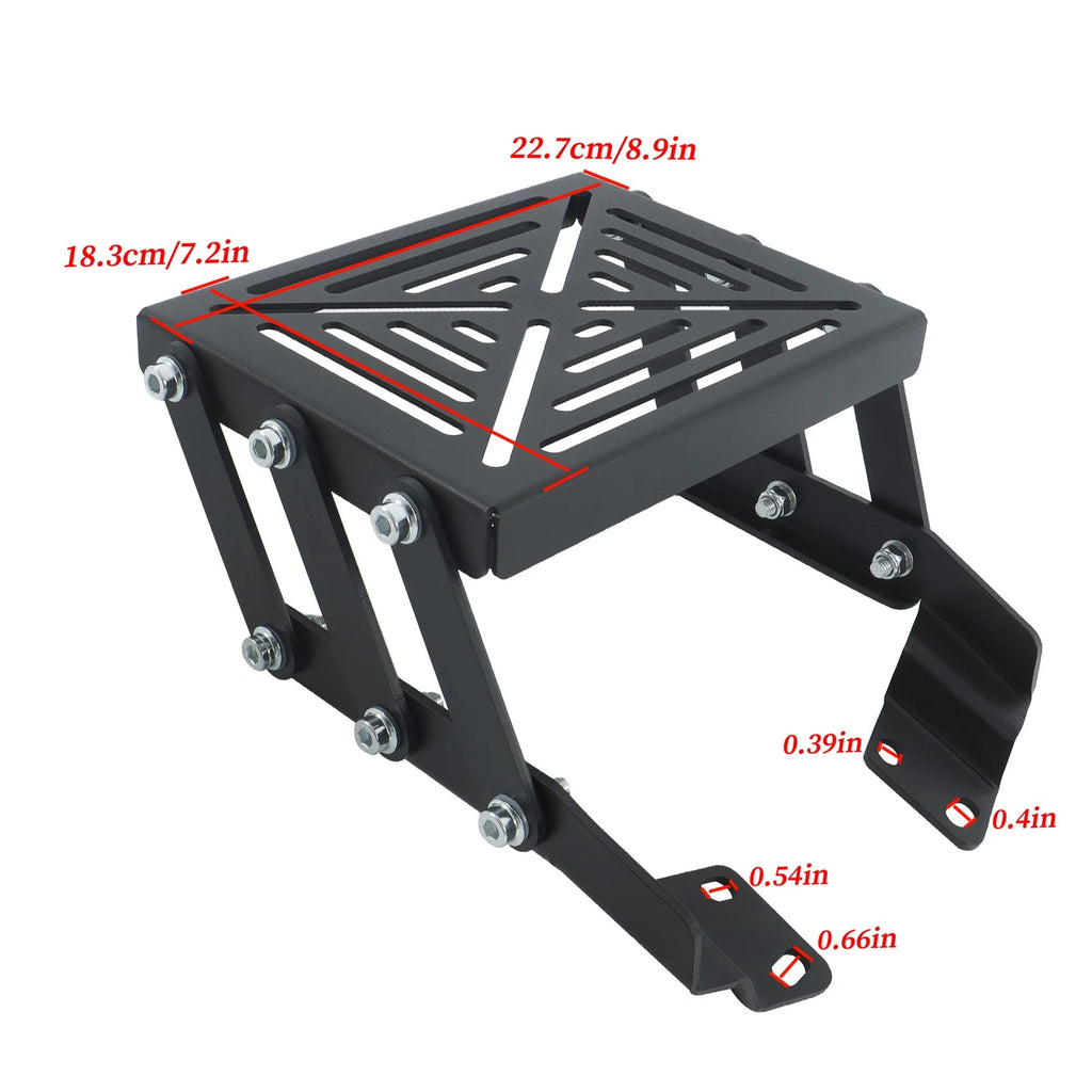 Motorcycle Trunk Mount for Convenient Storage Support (Touring)