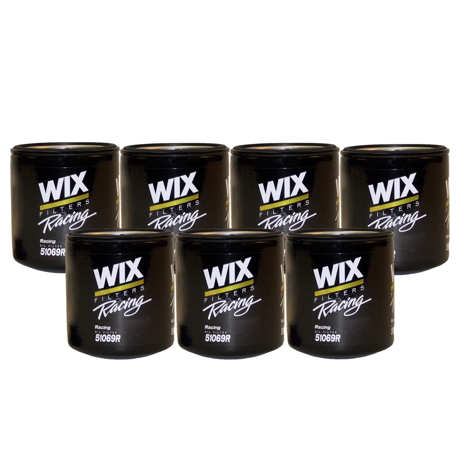Set of 7 Wix Racing Engine Oil Filters for Buick, Cadillac, Chevy (StdAs)