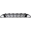 Replacement Black Textured Polypropylene Front Bumper Cover Grille