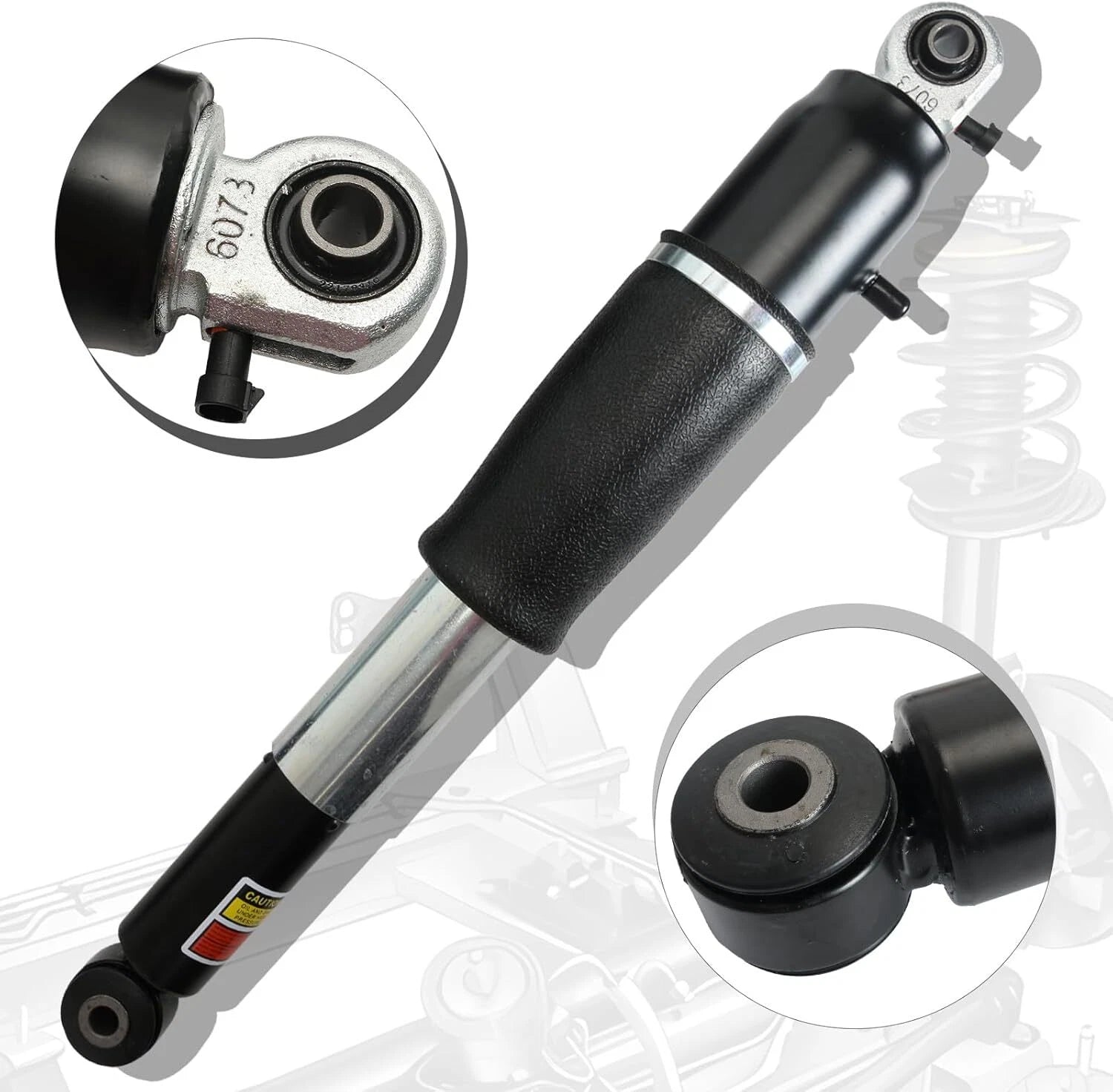 Front & Rear Air Shock Strut Magnetic Ride for Cadillac Escalade GMC Yukon (2007–2014)