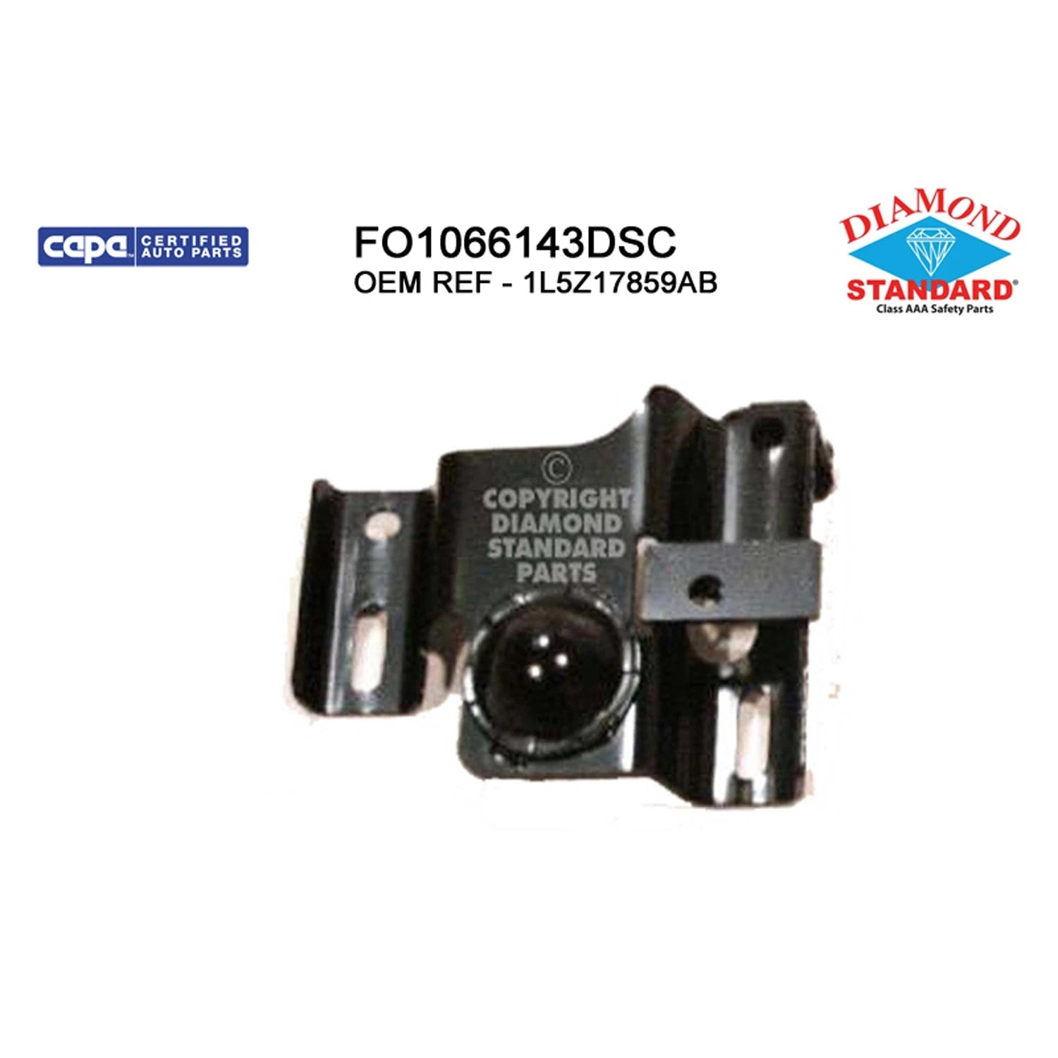 Replacement Steel Front Driver Side Bumper Mounting Bracket-See Compatible Chart