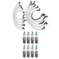 Denso 8mm Wire Set & 8 Iridium Power Spark Plugs for Ford Lincoln 5.0 V8 (1990–1997)