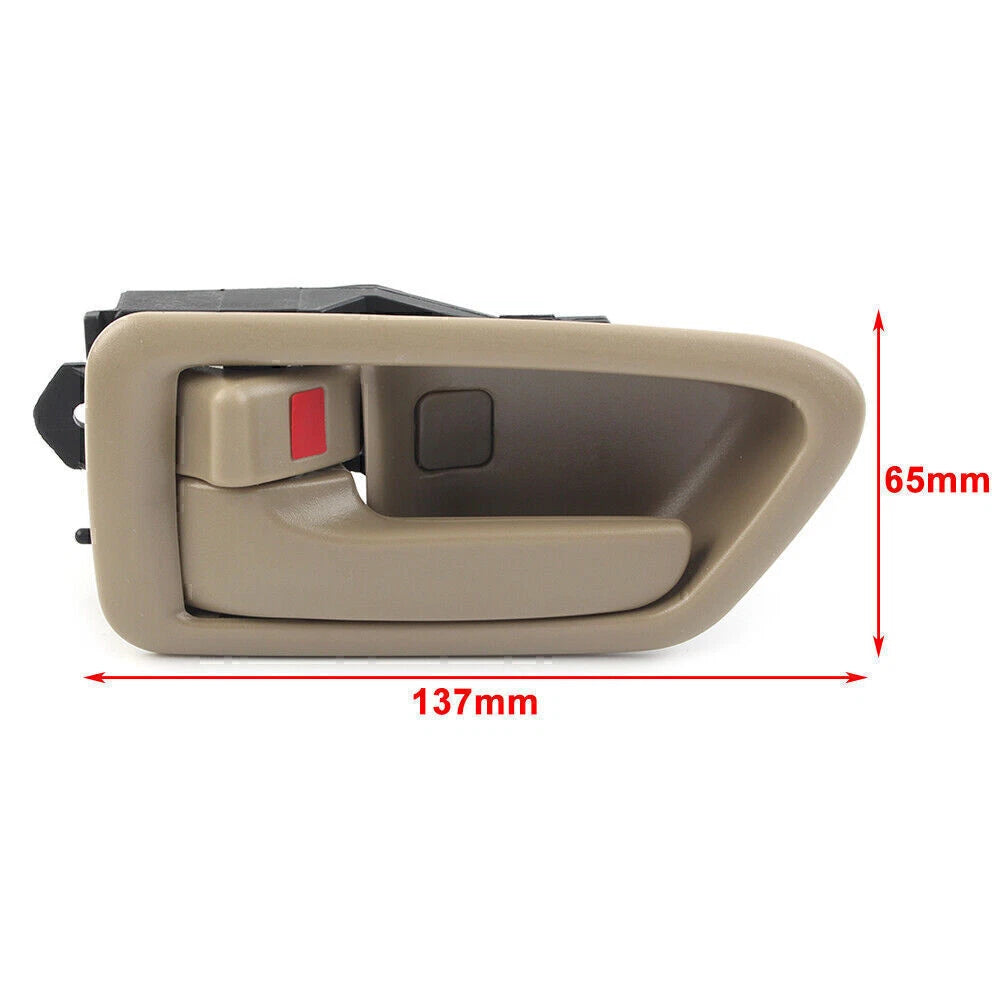 Set of 4 Interior Rear Right Side Door Handles for Toyota Camry (1997–2001)