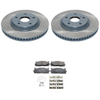 Front Rotors & TRW Pro Ceramic Disc Brake Pads Kit for Avalon Camry ES350 (2005–2020)