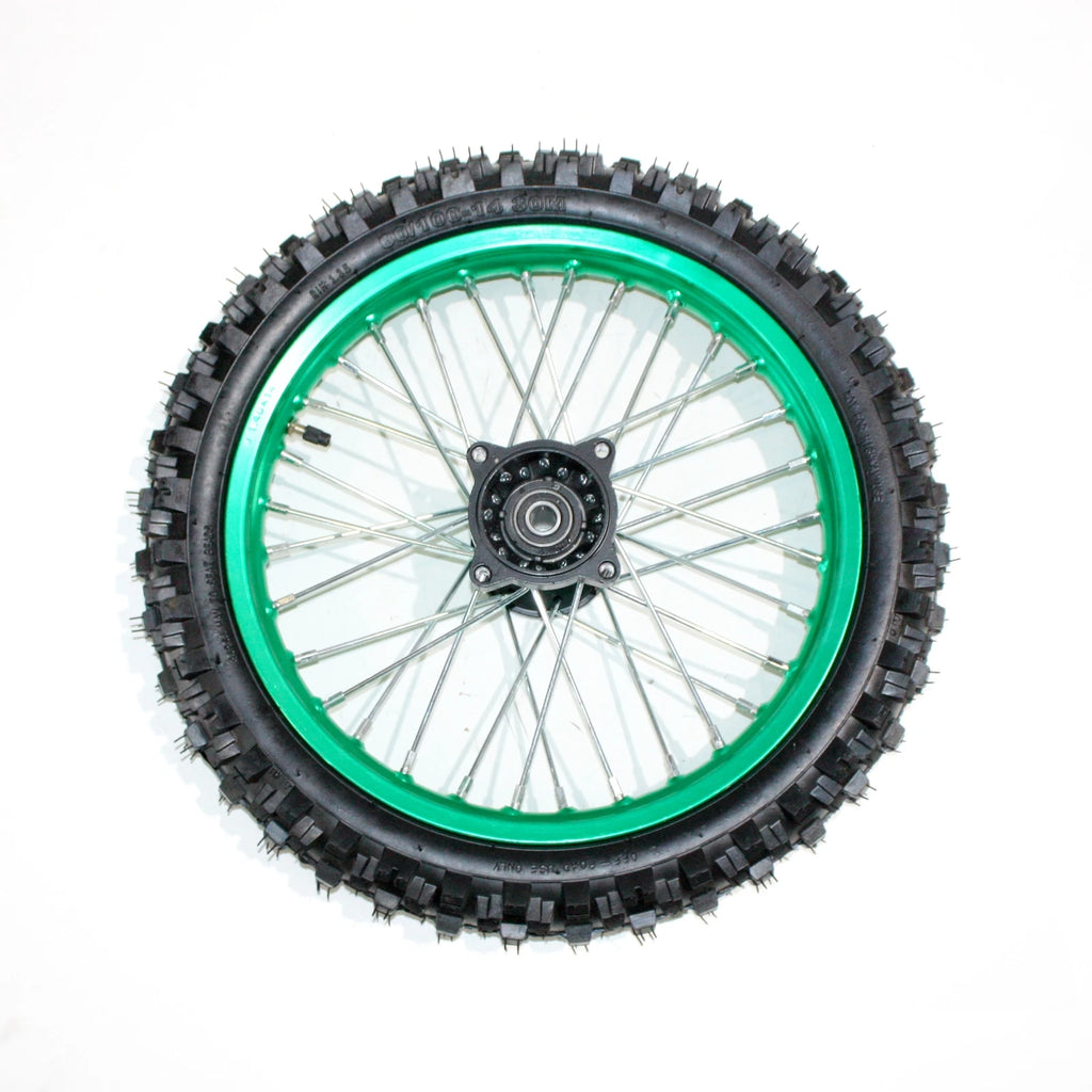 15mm Axle Front Wheel Rim Tire for PIT PRO Dirt Bike (60/100-14)