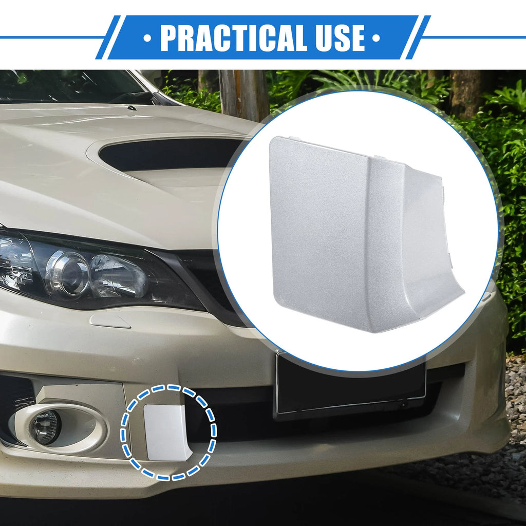 Tow Eye Hook Cover for Subaru Impreza (2010–2014) - Silver Tone