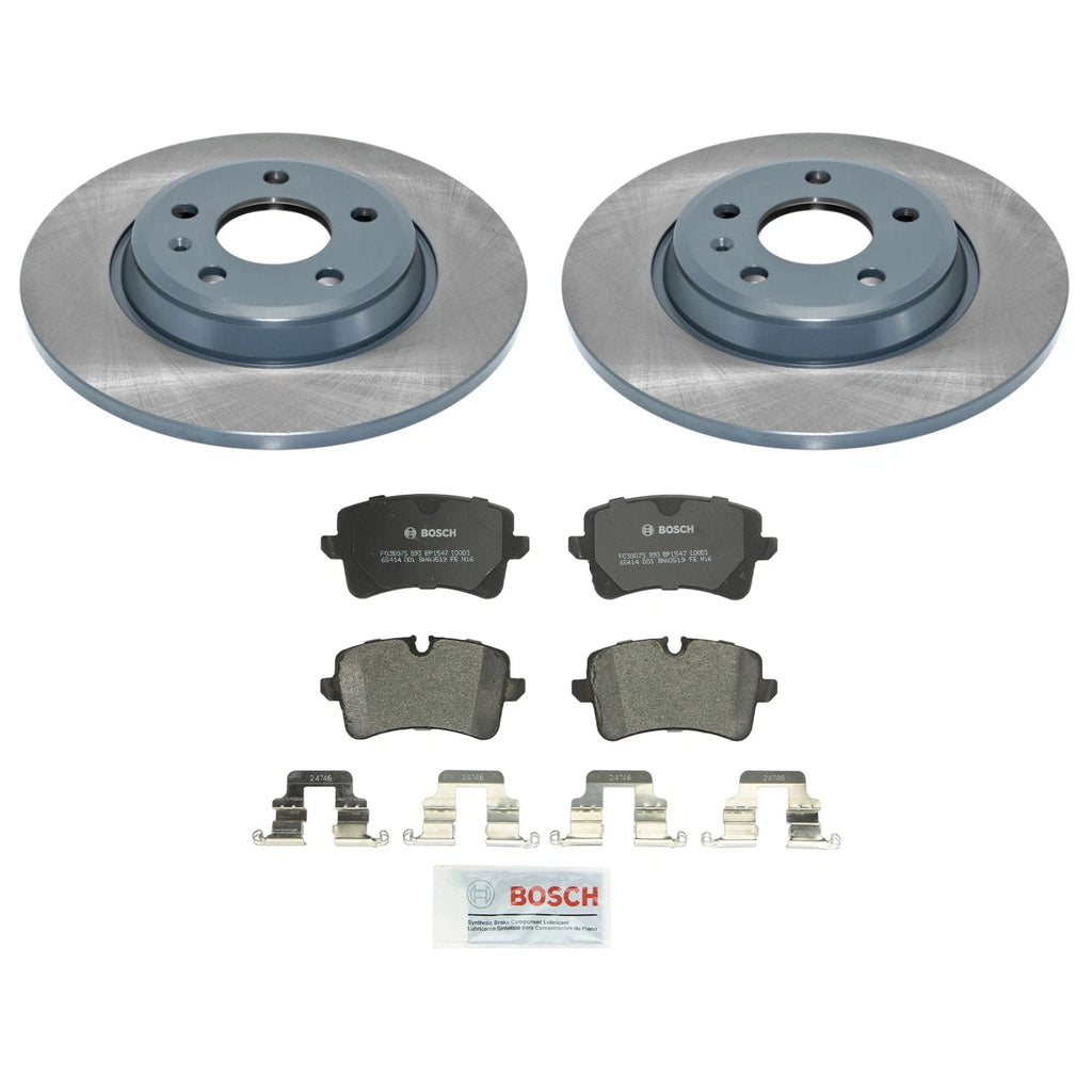 DuraGo Rear Rotors & Bosch QuietCast Pads Kit for Audi A6 Quattro