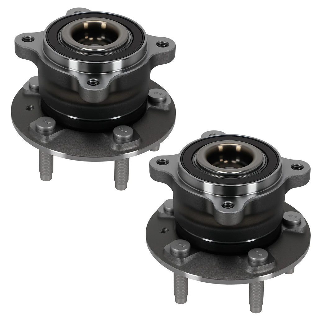 2pcs Wheel Hub Bearing Assembly for Chevy Cruze (2011–2016) 512446 Rear 5 Bolt