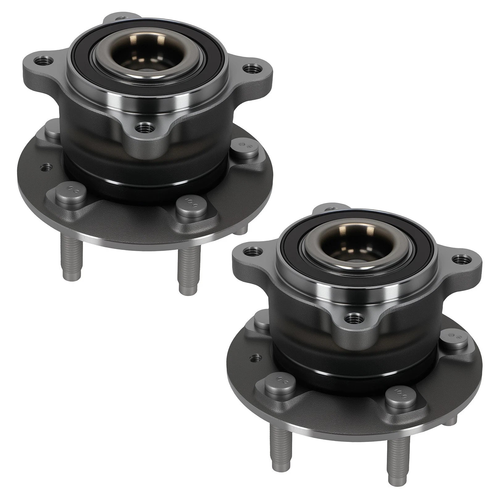 2pcs Wheel Hub Bearing Assembly for Chevy Cruze (2011–2016) 512446 Rear 5 Bolt