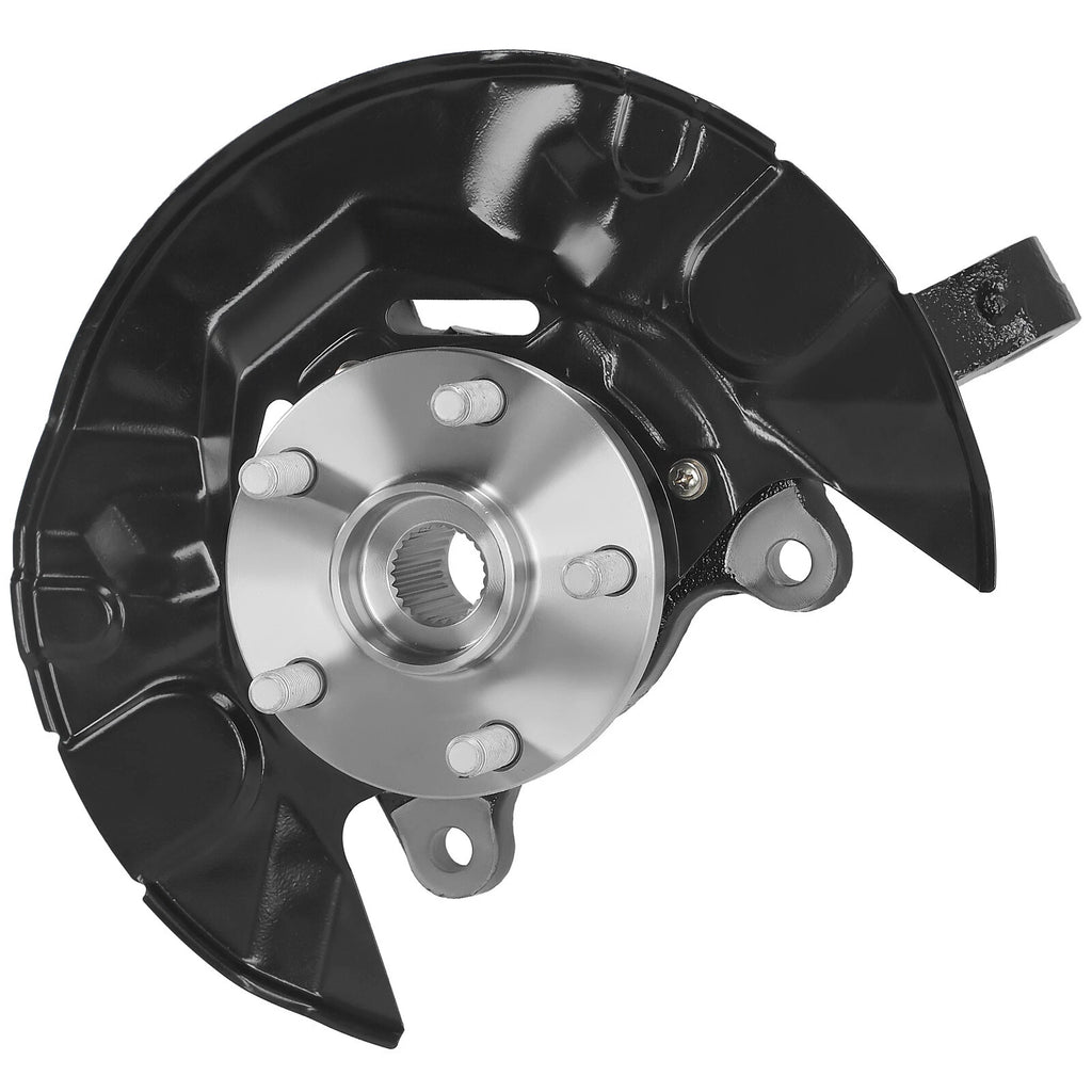 Pair Front Steering Knuckle & Wheel Hub Bearing for Toyota Matrix (2003-2013)