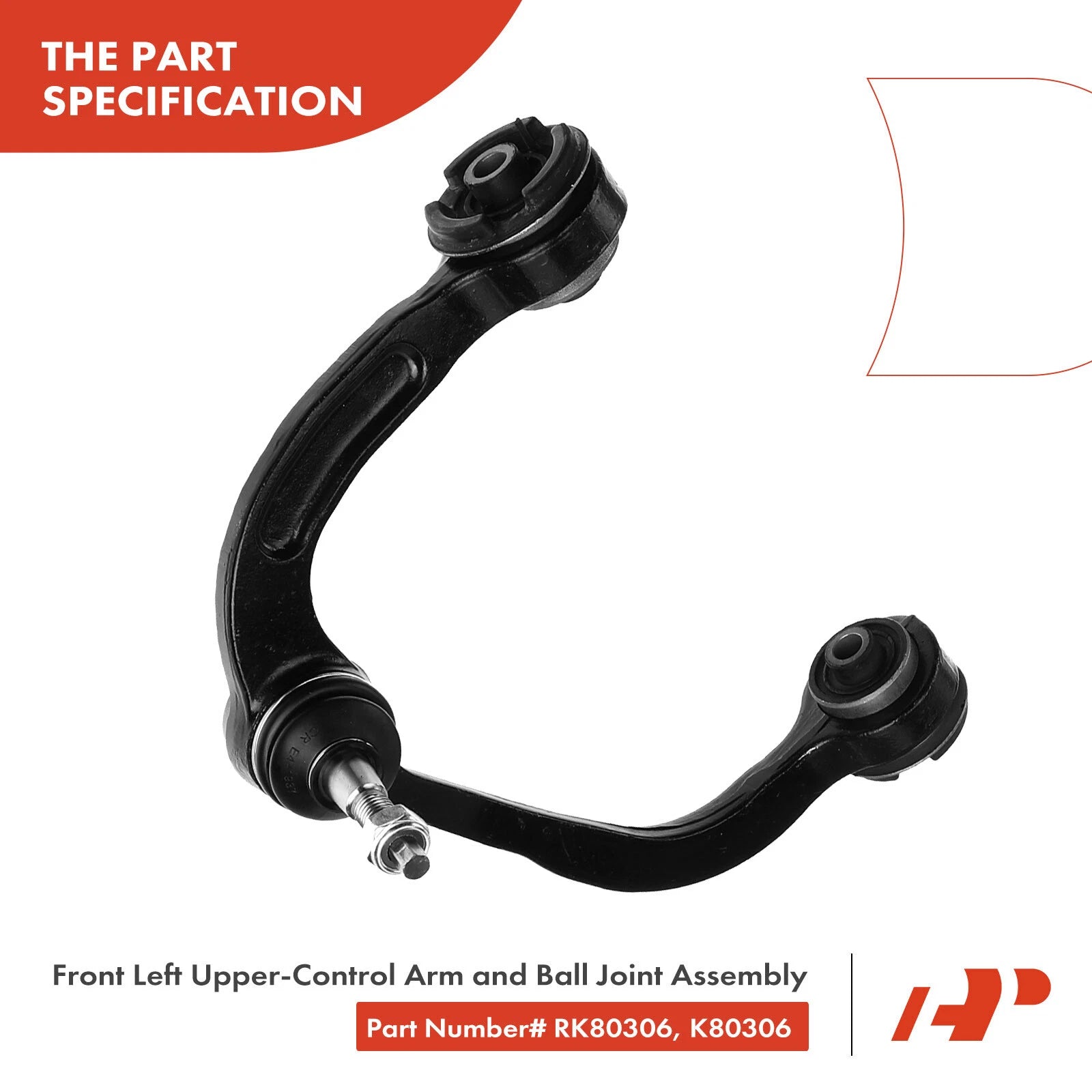 Set of 8 Front Control Arms with Ball Joints for Ford F-150