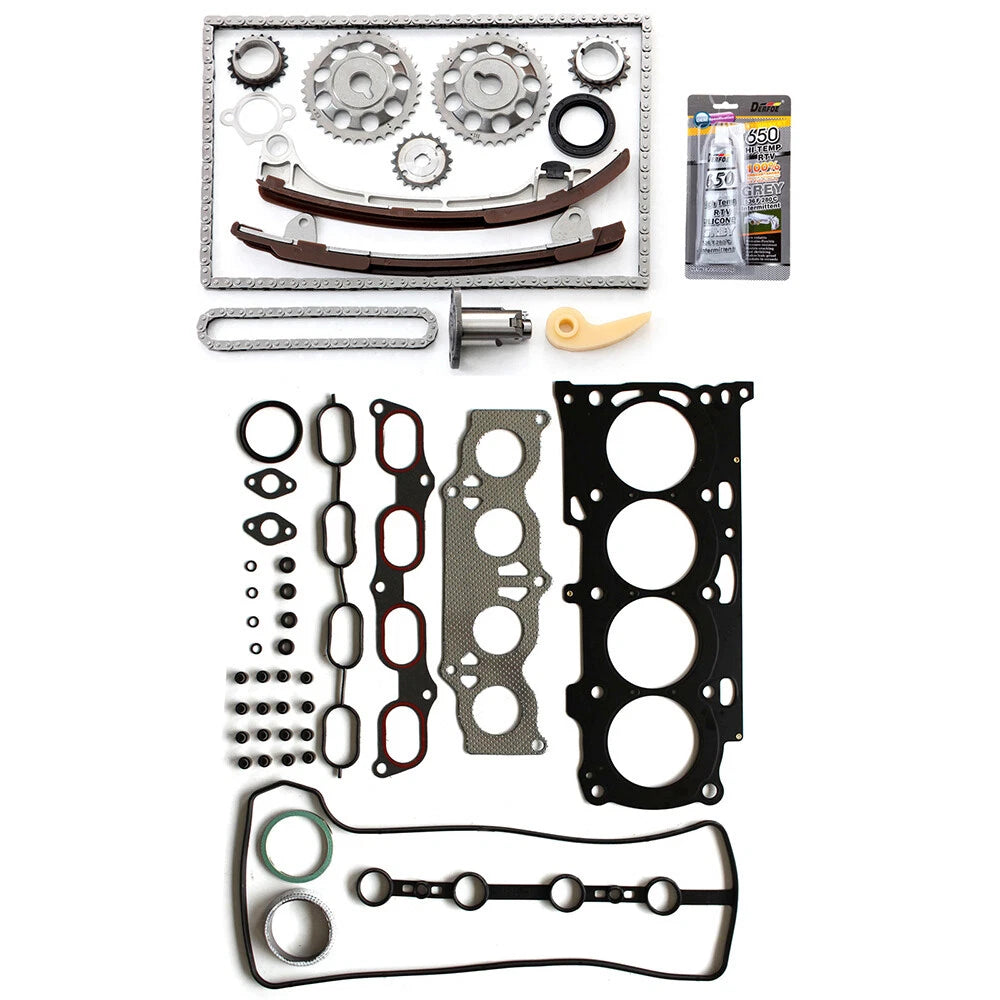 Timing Chain Kit with Head Gasket Set for Toyota Camry RAV4 (2002–2009) 2.4L DOHC