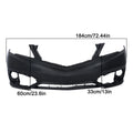 Front Lower Bumper Cover Assembly for Acura RDX (2016–2018) Plastic Black