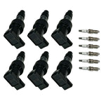 Ignition Coil & Iridium Spark Plug for Jaguar S-Type X-Type (2003–2008) UF435
