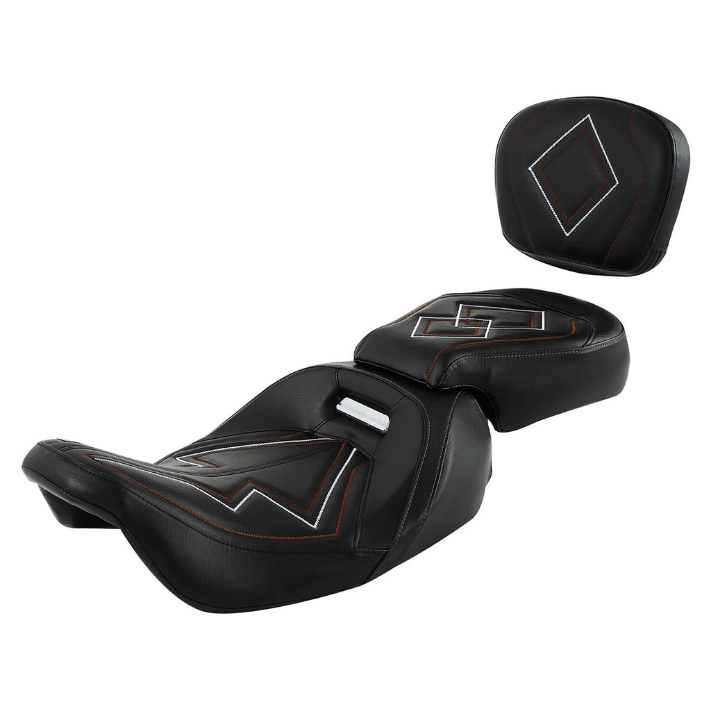 Seat & Backrest Pad for Harley Electra Road Glide (2009–2023)
