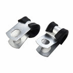 12x Rubber Lined Brake Pipe Clips for (3/16in / 4.7mm)