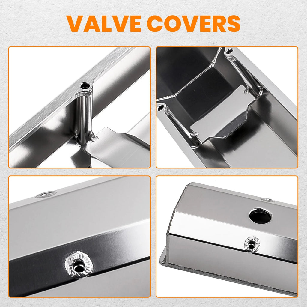 Valve Covers for Chevy 283/350/302/327 (1958–1986)