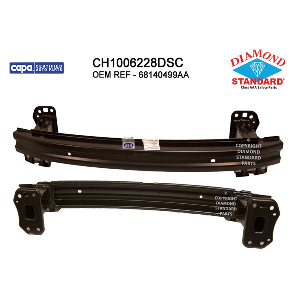 Replacement Steel Front Bumper Impact Bar for Toyota Hilux (2016–2020)