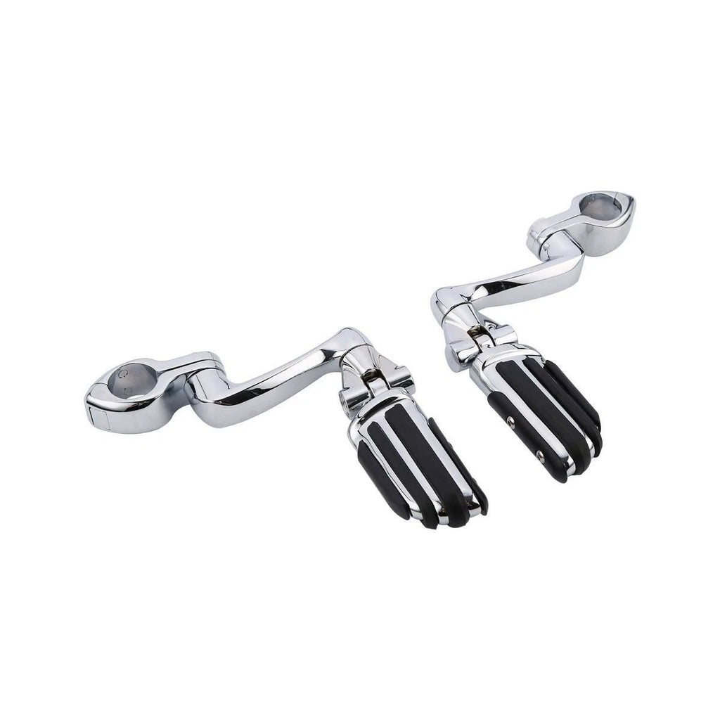 1 1/4" Highway Engine Guard Foot Peg Mount Clamps for Harley Touring