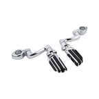 1 1/4" Highway Engine Guard Foot Peg Mount Clamps for Harley Touring