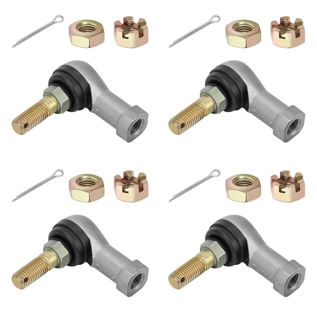 Set of 2 Tie Rod Ends for Polaris Trail Boss 350L Blazer Big Boss 250 400L (1987–1994)