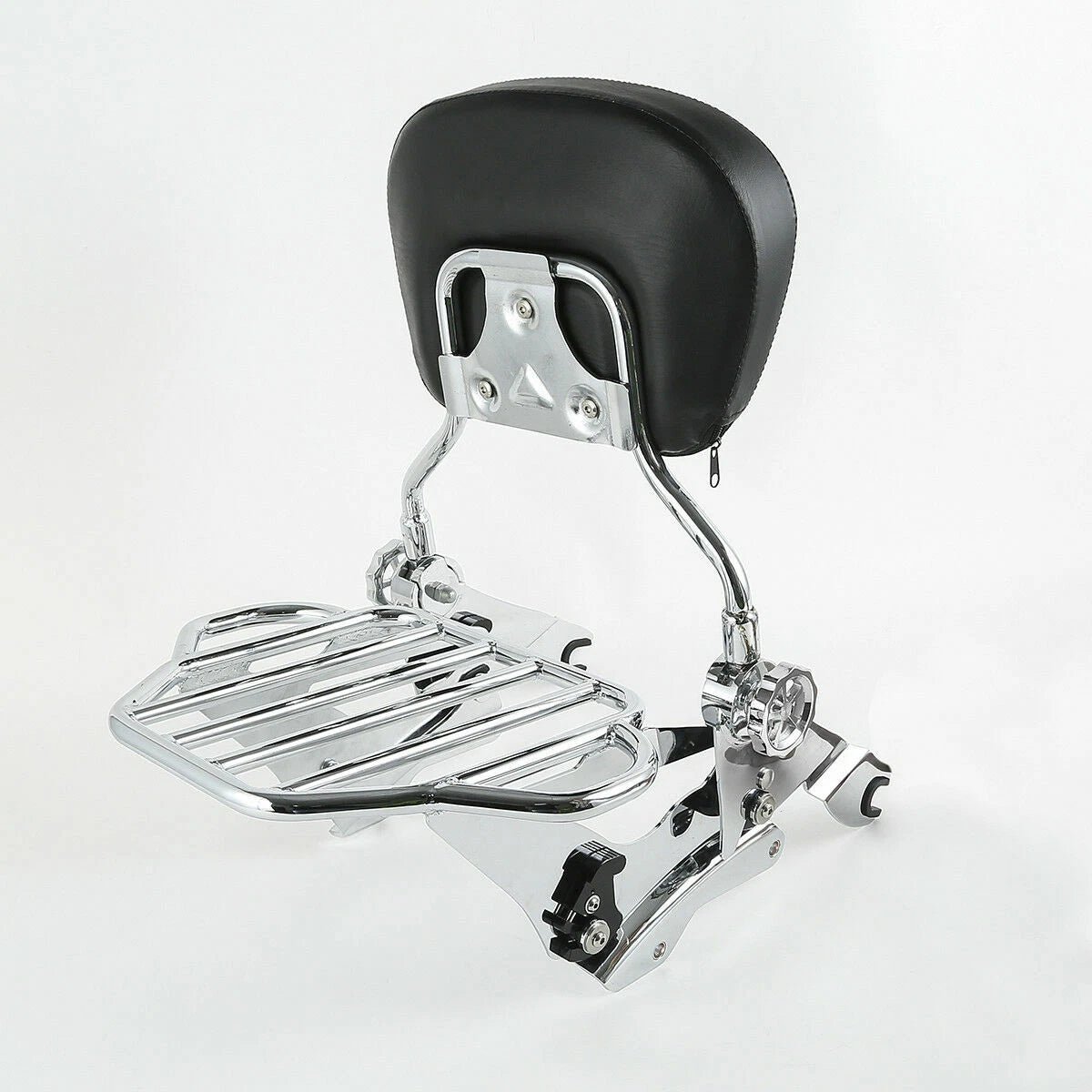 Sissy Bar Luggage Rack Backrest Pad Docking Kit for Harley Touring (2014–2024)