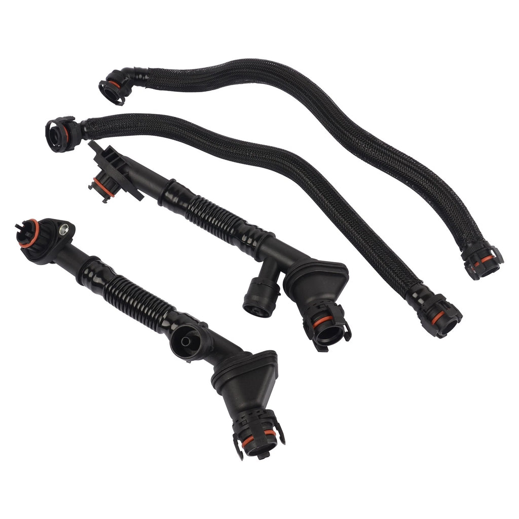 Set of 4 Breather Hoses for BMW 550i 650i 750i X5 X6 (2008–2016)