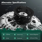 Alternator for Hyundai Santa Fe, Tiburon (2005–2006) 11188