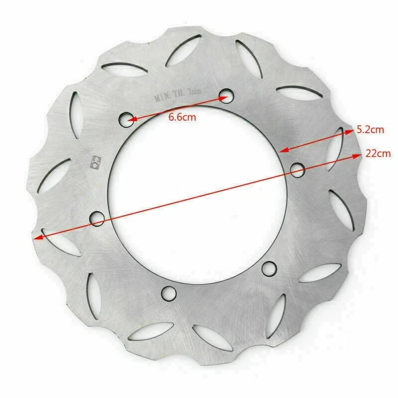 Rear Brake Disc Rotor for Yamaha YZF R6 (1999–2002), YZR 1000 R1 (2002–2003)