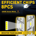 2X H7 LED Headlight Bulbs 60000LM High Low Beam 6500K for Universal Fit