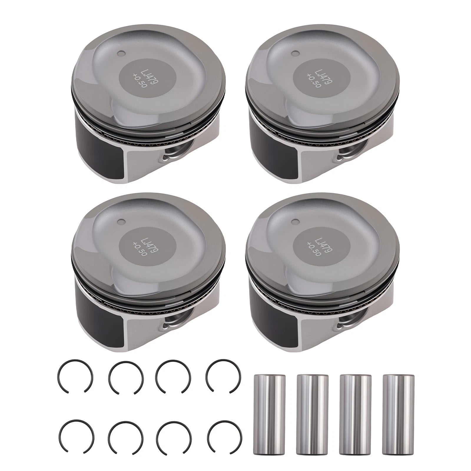 Oversize Pistons & Rings for Toyota Corolla Matrix 1.8L DOHC (2003–2008) 1ZZ-FE 13101-0D040